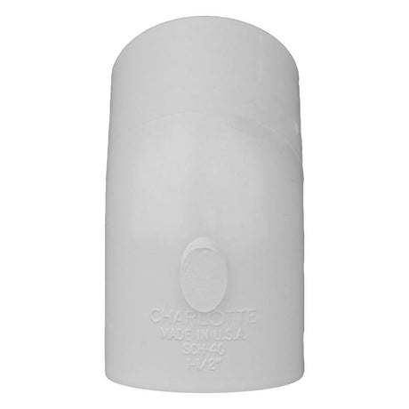 Charlotte Pipe Schedule 40 1-1/2 in. Slip X 1-1/2 in. D Slip PVC Elbow 1 pk, Pack of 25