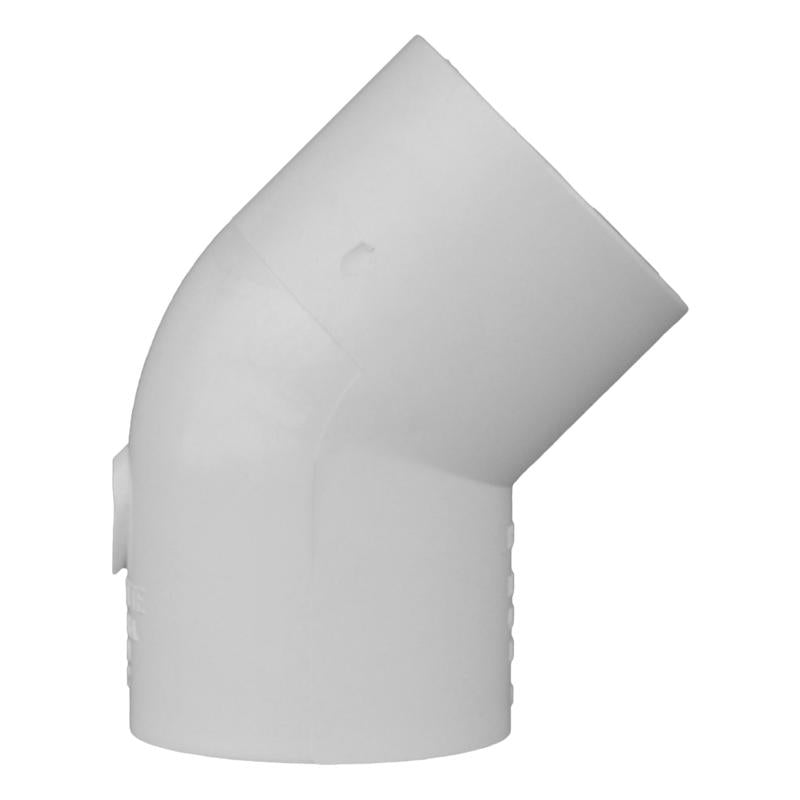 Charlotte Pipe Schedule 40 1-1/2 in. Slip X 1-1/2 in. D Slip PVC Elbow 1 pk, Pack of 25