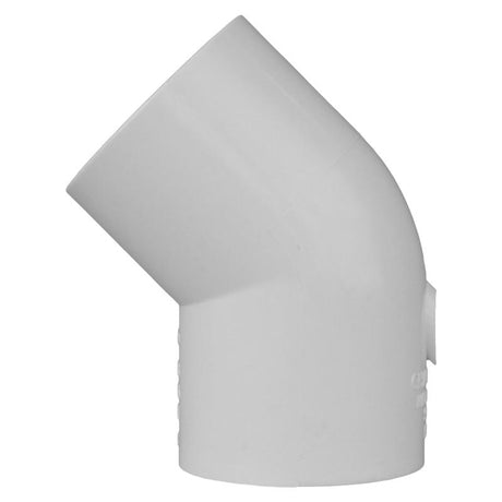 Charlotte Pipe Schedule 40 1-1/2 in. Slip X 1-1/2 in. D Slip PVC Elbow 1 pk, Pack of 25