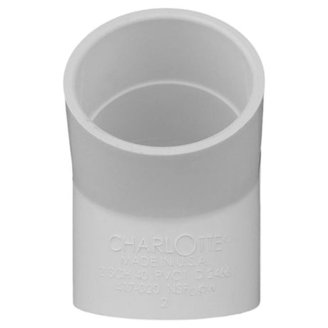 Charlotte Pipe Schedule 40 2 in. Slip X 2 in. D Slip PVC Elbow 1 pk
