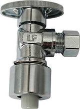 Plumb Pak PP2622POLF Stop Valve, 5/8 x 3/8 in OD Connection, Push Fit x Compression, Brass Body