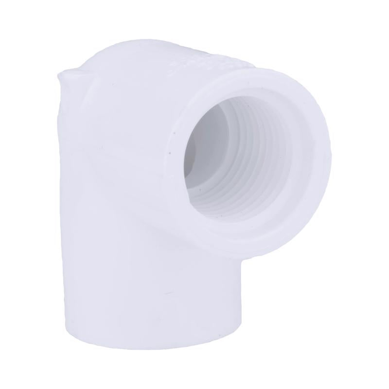 Charlotte Pipe Schedule 40 1/2 in. Slip X 1/2 in. D FPT PVC Elbow 1 pk, Pack of 25