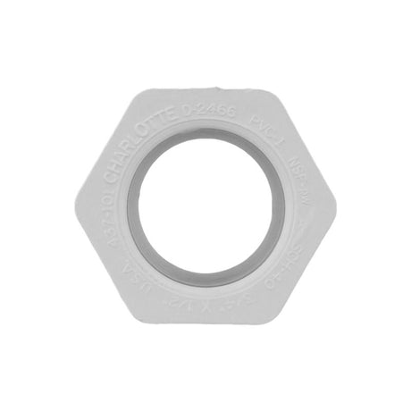 Charlotte Pipe Schedule 40 3/4 in. Spigot X 1/2 in. D Slip PVC Reducing Bushing 1 pk, Pack of 25