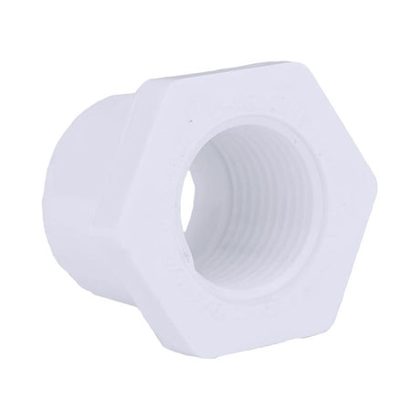 Charlotte Pipe Schedule 40 3/4 in. Spigot X 1/2 in. D FPT PVC Reducing Bushing 1 pk, Pack of 25