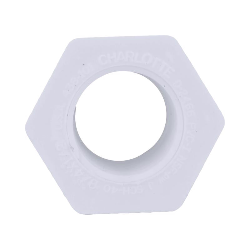 Charlotte Pipe Schedule 40 3/4 in. Spigot X 1/2 in. D FPT PVC Reducing Bushing 1 pk, Pack of 25