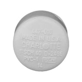 Charlotte Pipe Schedule 40 1 in. Slip PVC Cap 1 pk, Pack of 25