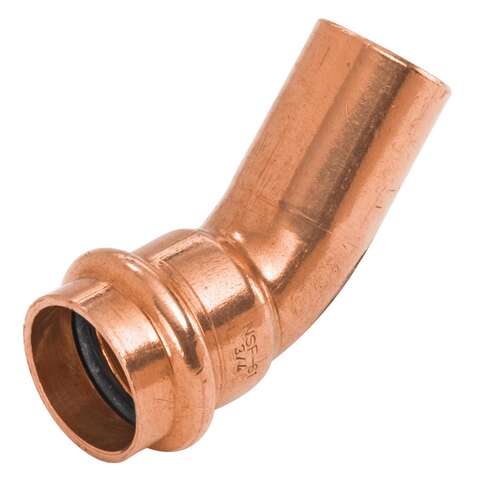 NIBCO 1/2 in. FTG X 1/2 in. D Press Wrought Copper 45 Degree Elbow 10 pk