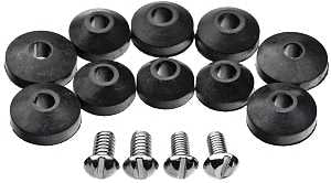 Danco 80789 Faucet Washer Assortment, 5/8 in Dia, Rubber, For: Quick-Opening Style Faucets
