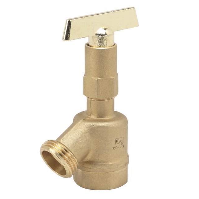 Homewerks 3/4 in. FIP X 3/4 in. MHT Brass Garden Valve
