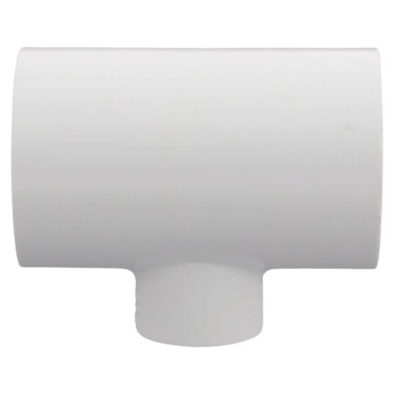 Charlotte Pipe 2 in. Slip X 2 in. D Slip PVC Reducing Tee 1 pk