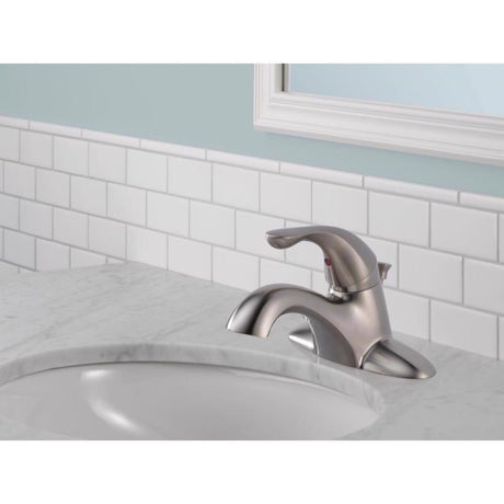 Delta Classic Stainless Steel Traditional Bathroom Faucet 4 in.