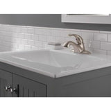 Delta Classic Stainless Steel Traditional Bathroom Faucet 4 in.