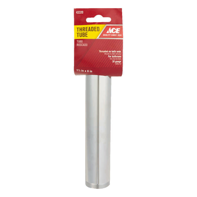 Ace 1-1/4 in. D X 6 in. L Brass Tube