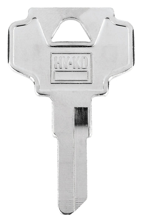 Hy-Ko 11010BN7 Key Blank, Brass, Nickel-Plated, For: Bargman BN7 Locks, Pack of 10