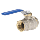 Homewerks 1/4 in. Brass FIP Ball Valve Full Port Quarter-Turn Lever For Water/Oil/Gas