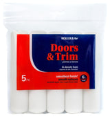 RollerLite 6FOAMQ-5 Mini Roller Cover Refill, White, 6 in L, Foam Cover, 5/PK
