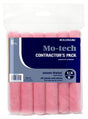 RollerLite 6MT025-6 Roller Cover, Pink, 1/4 in Thick Nap, 6 in L, Dralon Cover, 6/PK