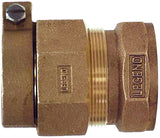 Legend T-4305NL Series 313-274NL Pipe Coupling, 3/4 in, Compression x FNPT, Bronze, 100 psi Pressure