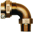Legend T-4410NL Series 313-324NL Pipe Elbow, 3/4 in, Pack Joint x MNPT, 90 deg Angle, Bronze, 100 psi Pressure