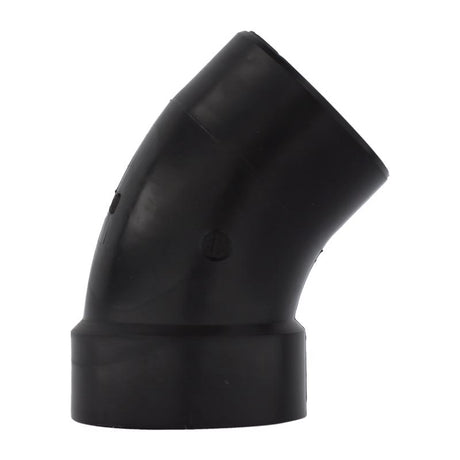 Charlotte Pipe 4 in. Hub X 4 in. D Spigot ABS 45 Degree Elbow