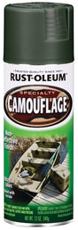 Specialty 1919830 Camouflage Spray Paint, Ultra Flat, Deep Forest Green, 12 oz Can