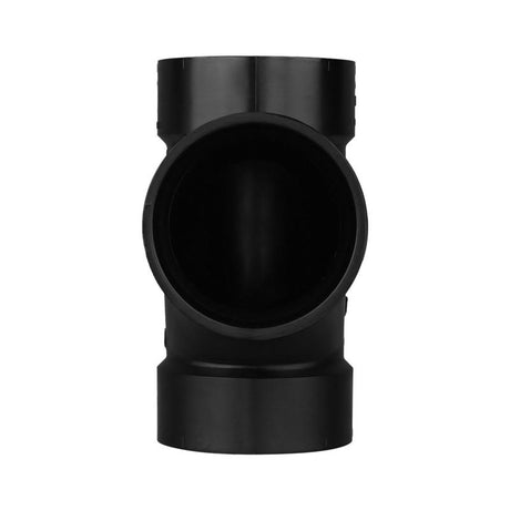 Charlotte Pipe 4 in. Hub X 4 in. D Hub ABS Sanitary Tee