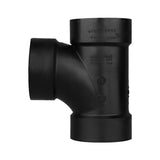 Charlotte Pipe 4 in. Hub X 4 in. D Hub ABS Sanitary Tee