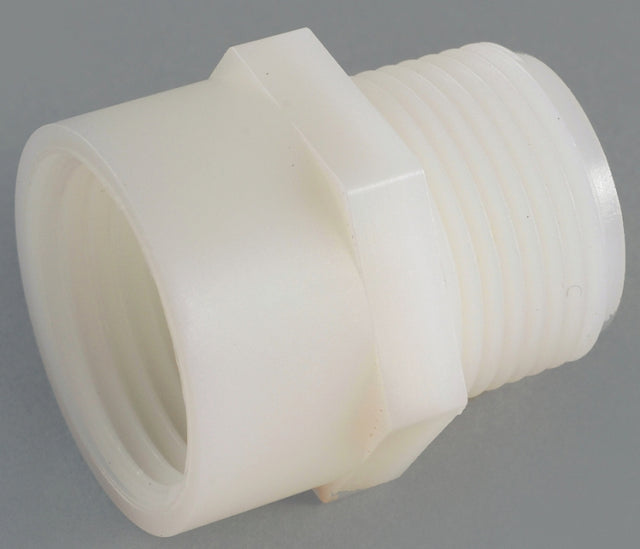 Anderson Metals 53784-1212 Hose Adapter, 3/4 x 3/4 in, FGH x MPT, Nylon, For: Garden Hose, Pack of 5