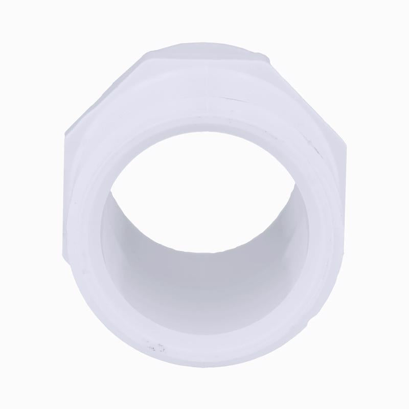 Charlotte Pipe Schedule 40 1-1/2 in. MPT X 2 in. D Slip PVC Reducing Adapter 1 pk