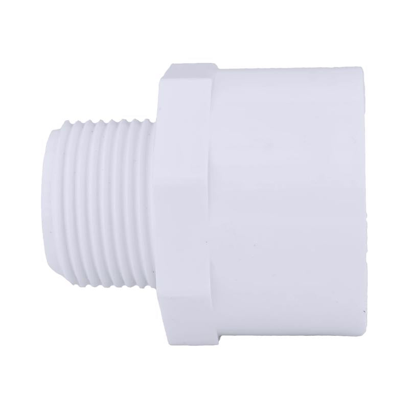 Charlotte Pipe 1 in. MPT X 1-1/4 in. D Slip PVC Adapter 1 pk