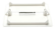Fluidmaster AP-0808 Access Panel, 8 in L, 1 in W, Plastic, White