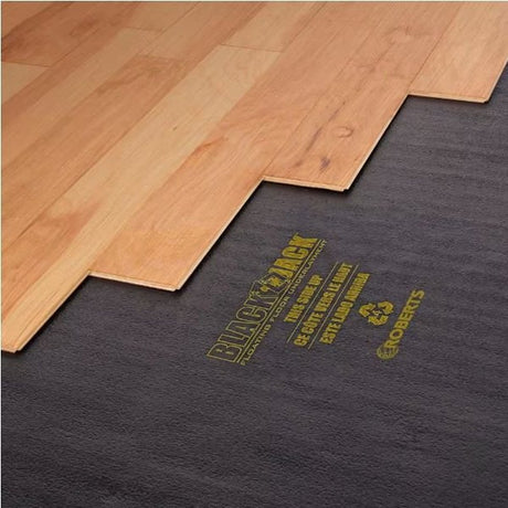 Roberts 70-026 Flooring Underlayment, 100 sq-ft Coverage Area, 28 ft L, 43 in W, 2.5 mm Thick, Foam