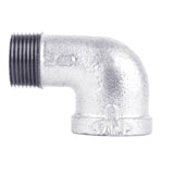 STZ Industries 3 in. FIP each X 3 in. D MIP Galvanized Malleable Iron 90 Degree Street Elbow