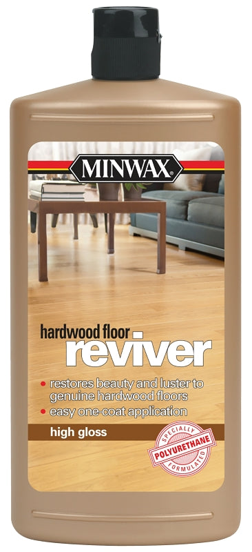 Minwax 609504444 Floor Polish, High-Gloss, Clear, Liquid, 1 qt, Can