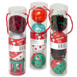 Regent Assorted Christmas Balls with Bells Pet Toy 4 pk