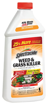 Spectracide HG-56009 Weed and Grass Killer, Liquid, Amber, 40 fl-oz Bottle