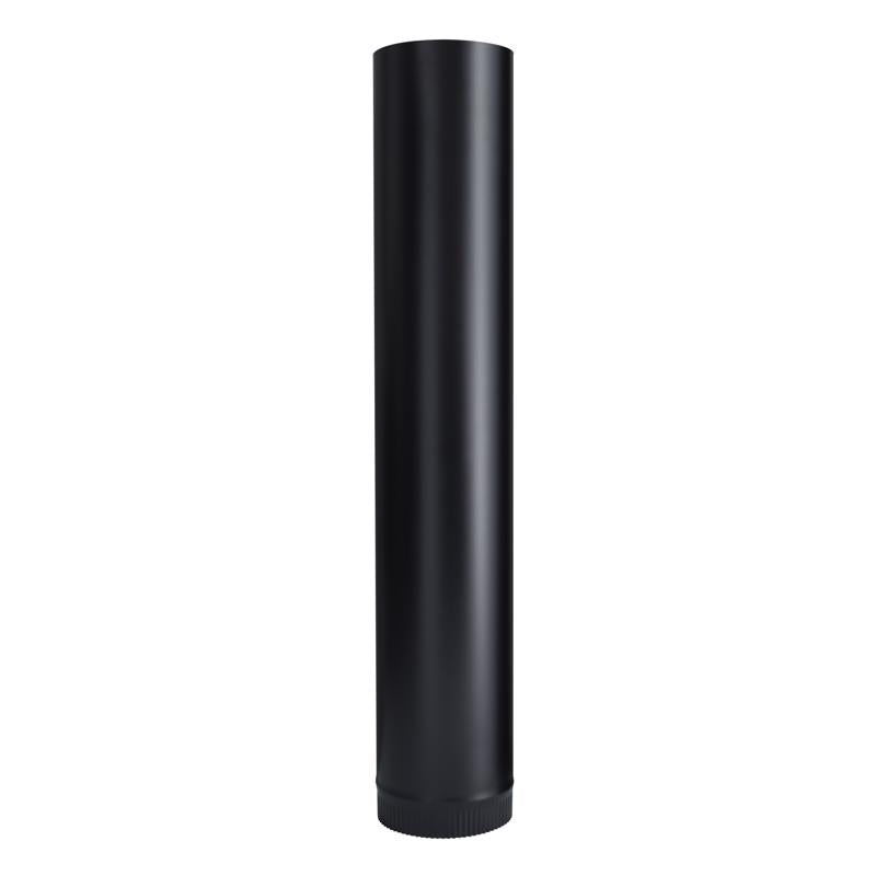 Imperial BM0120 Stove Pipe, 6 in Dia, 36 in L, Steel, Black, Pack of 10