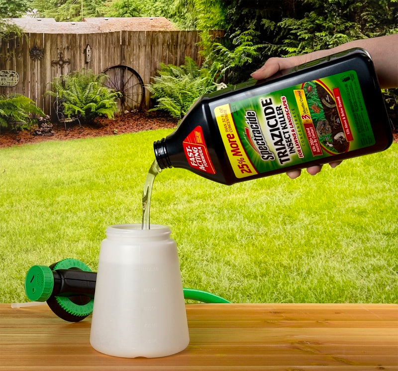 Spectracide HG-55829 Insect Killer, Liquid, Spray Application, Landscape, Lawn, 32 fl-oz