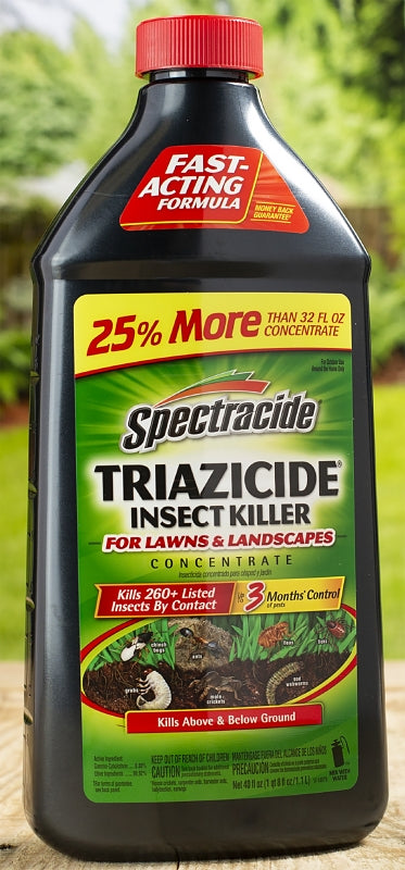 Spectracide HG-55829 Insect Killer, Liquid, Spray Application, Landscape, Lawn, 32 fl-oz