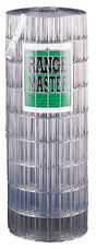 Rangemaster 7754 Welded Utility Fence, 50 ft L, 60 in H, 2 x 4 in Mesh, 14 Gauge, Galvanized