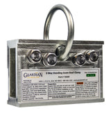 Guardian Fall Protection 10600 2-Way Universal Standing Seam Roof Clamp, Galvanized Steel