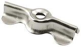 Prime-Line 796-7300 Double Wing Clip, Steel, Pack of 6