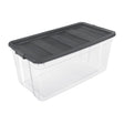 Sterilite 14793V03 Stacker Box, 200 qt, Plastic, Gray