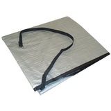 Frost King AC2H Window Air Conditioner Cover, 16 in L, 27 in W, 6 mil Thick Material, Polyethylene, Silver