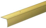 Frost King H4128FB3 Stair Edging, 36 in L, 1-1/8 in W, Aluminum, Satin