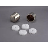 Plumb Pak Toilet Tank Bolt Caps Brushed Plastic For Universal