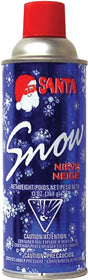 Hometown Holidays 68831 Artificial Christmas Specialty Decoration, Spray Snow, Water-Base Mixture, White, Pack of 12
