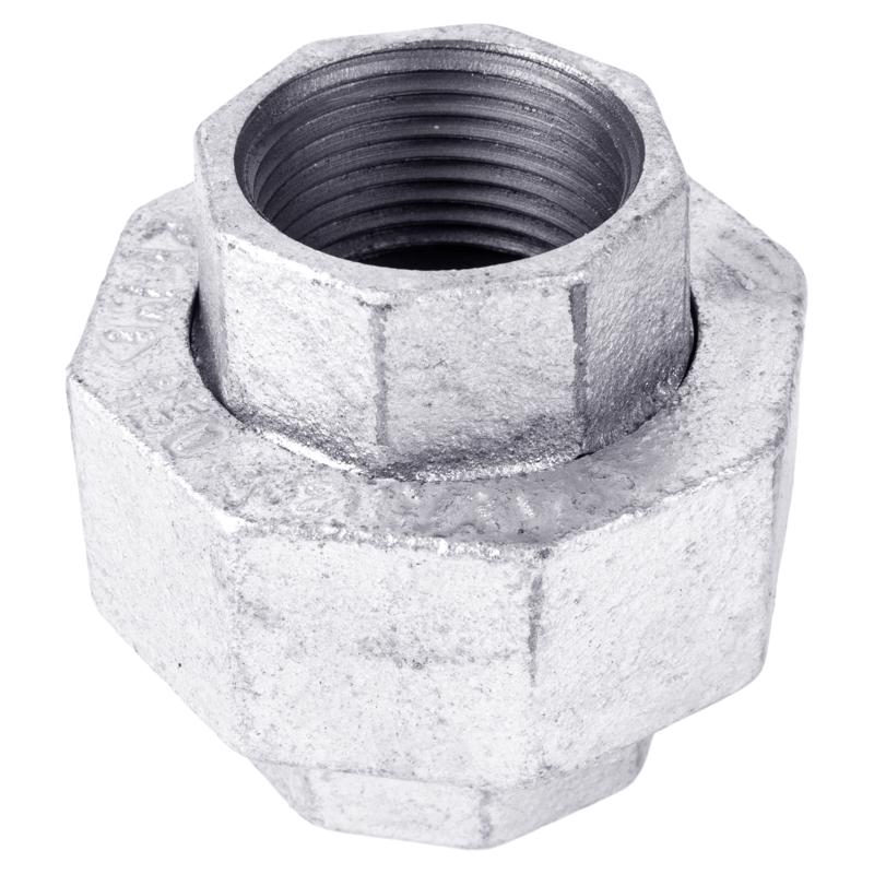 STZ Industries 2-1/2 in. FIP each X 2-1/2 in. D FIP Galvanized Malleable Iron Union