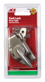 Ace Silver Brass Window Lock 1 pk, Pack of 5