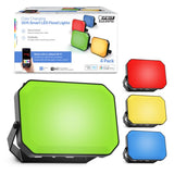 Feit Electric FLD/RGBW/AG/4 Smart Flood Lights with Remote, 24 W, 100/120 V, Multi-Color Light, Floodlight Lamp